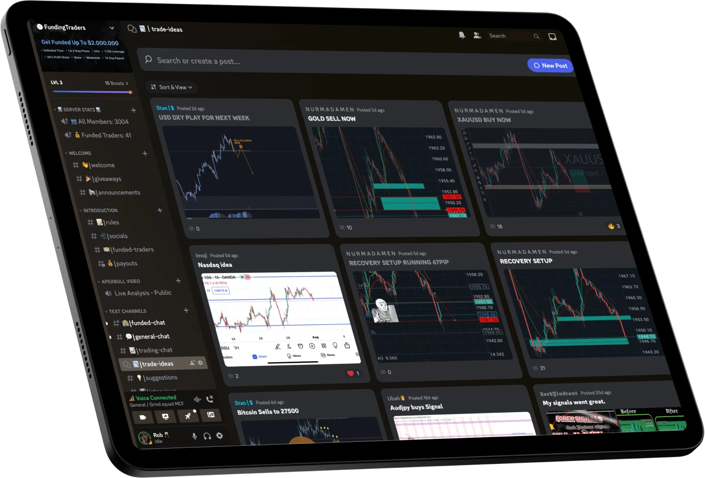 FT iPad Dashboard Mockup